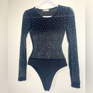 ✨ Black Studded Bodysuit ✨